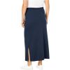 Woman Within Plus Size Sport Knit Side-Slit Skirt(Heather Charcoal)