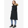 Woman Within Plus Size The Arctic Parka In Extra Long Length(Evening Blue)