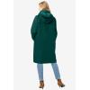 Woman Within Plus Size Twill Hooded Stadium Jacket(Deep Claret)
