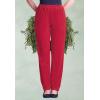 Woman Within Plus Size Velour Pant(Black)