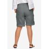 ellos Plus Size Convertible Cargo Shorts(Slate)