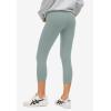 ellos Plus Size Cotton Spandex Capri Length Leggings(Grey Spruce)