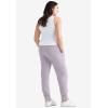 ellos Plus Size Studio French Terry Drawstring Elastic Waistband Jogger(Raspberry Sorbet)