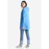 ellos Women’s Plus Size Long Zip Front Hoodie French Terry Long Oversized Lightweight Jacket(Raspberry Sorbet)