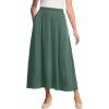 Woman Within Plus Size 7-Day Maxi Skirt(Pine)