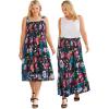 Black Multi Floral