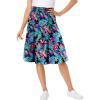 Black Multi Watercolor Tropicana