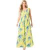Bright Lemon Floral Toss
