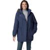 Woman Within Plus Size Quilt-Lined Taslon Anorak(Navy)