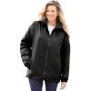 Woman Within Plus Size Storm Raincoat(Black)