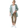 ellos Plus Size Cotton Spandex Capri Length Leggings(Classic Leopard)
