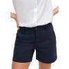 ellos Plus Size Stretch Chino Mid-Rise Shorts(Navy)