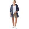 ellos Plus Size Stretch Knit Bike Shorts(Classic Leopard)