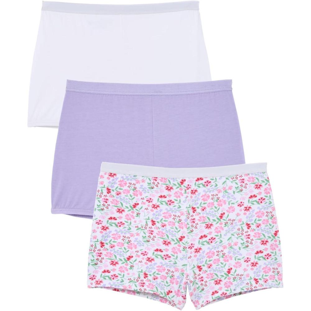 image:imageComfort Choice Plus Size Boy Short 3PackFloral Bloom Pack