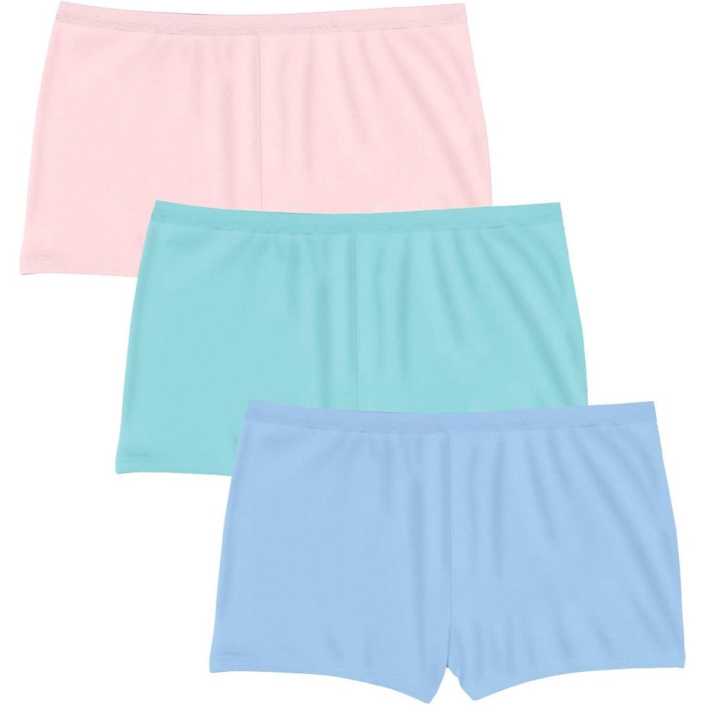 image:imageComfort Choice Plus Size Boy Short 3PackPastel Pack