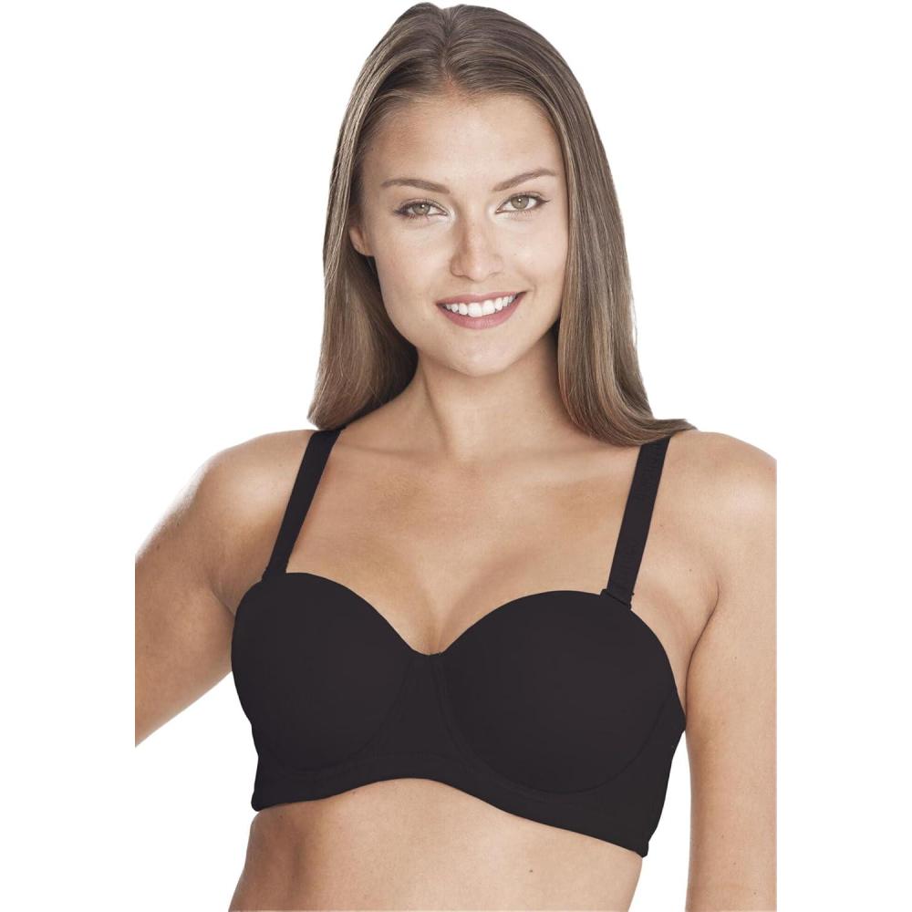 image:imageComfort Choice Womens Plus Size Convertible Strapless Underwire BraBlack