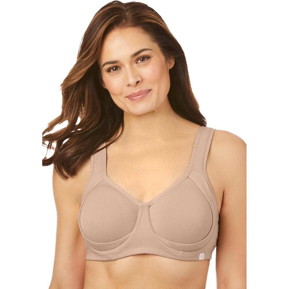image:imageComfort Choice Womens Plus Size Out Wire BraNude