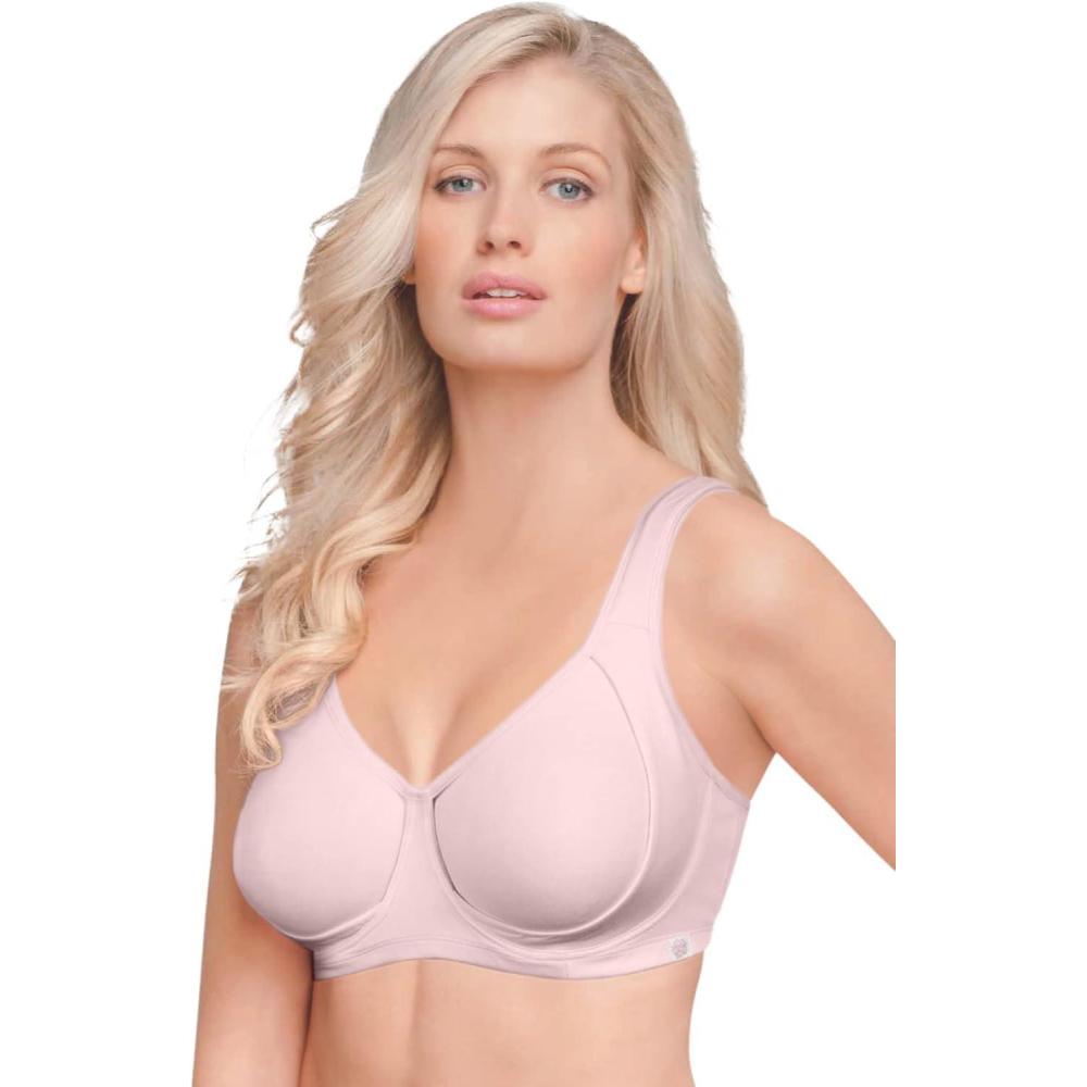 image:imageComfort Choice Womens Plus Size Out Wire BraShell Pink