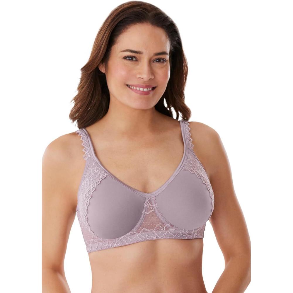 image:imageComfort Choice Womens Plus Size Secret Shaping BraLight Grape