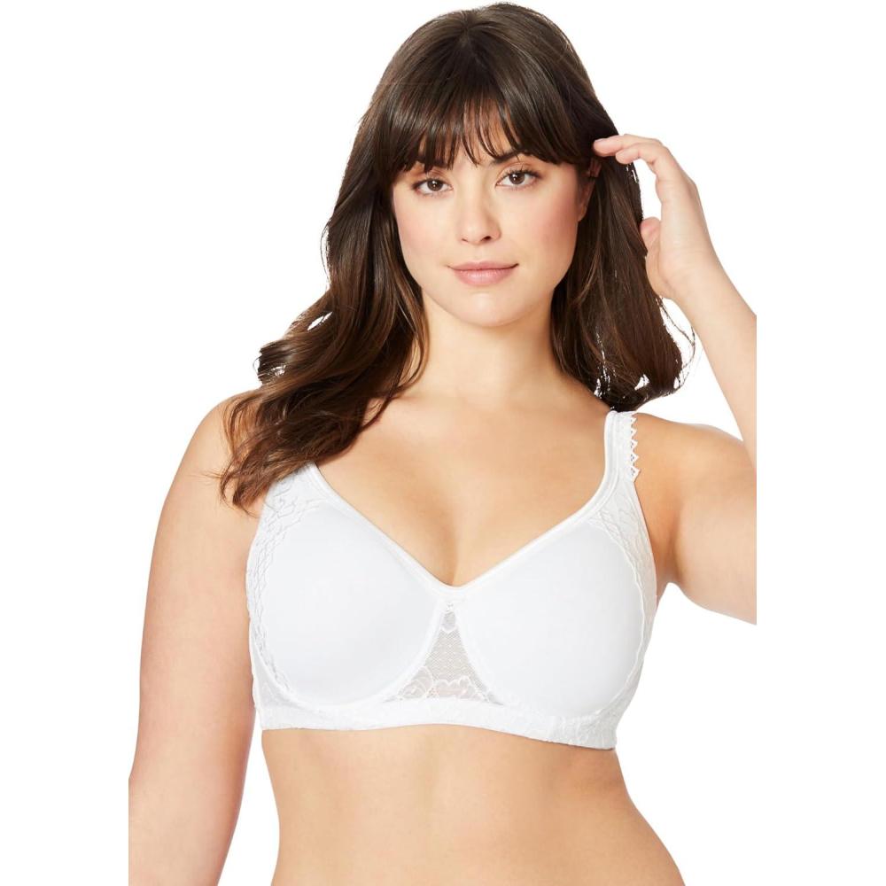 image:imageComfort Choice Womens Plus Size Secret Shaping BraWhite