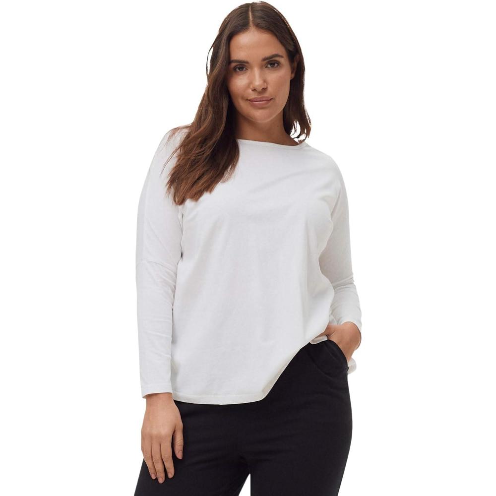 image:imageEllos Plus Size Boxy Sleep TeeWhite