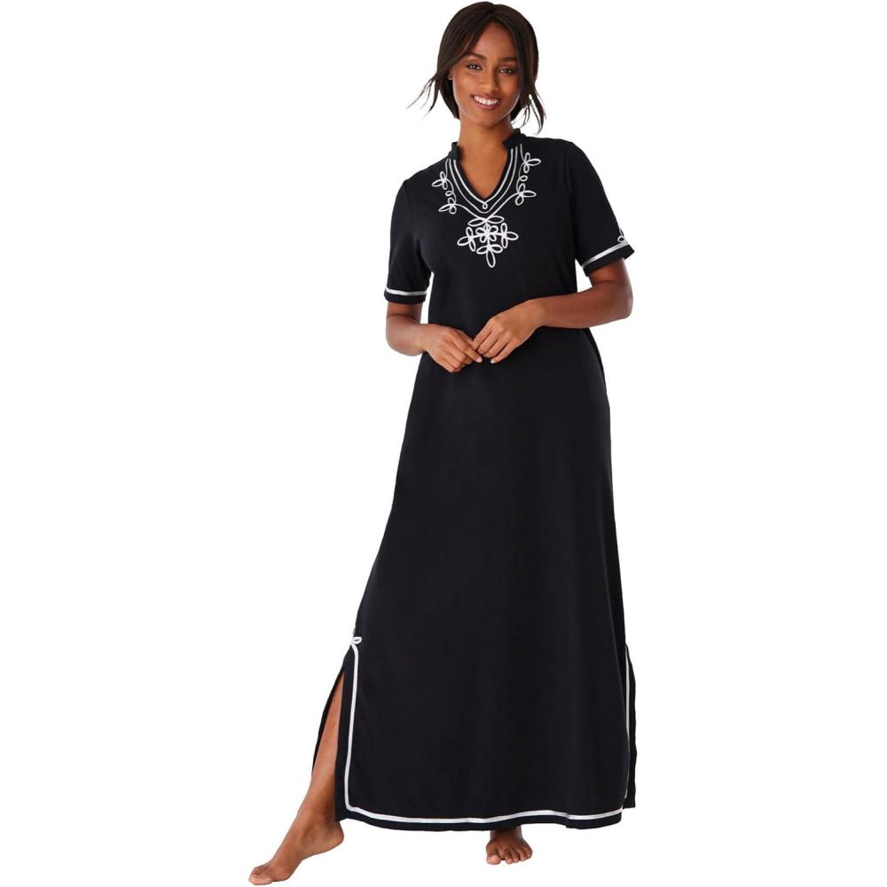 image:imageOnly Necessities Plus Size Embellished Knit LoungerBlack