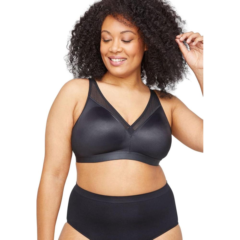image:imageWomens Plus Size Simply Cool Wireless BraBlack