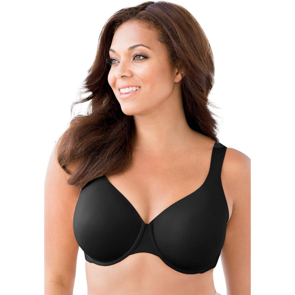 image:imageWomens Plus Size Uplifting Plunge BraBlack