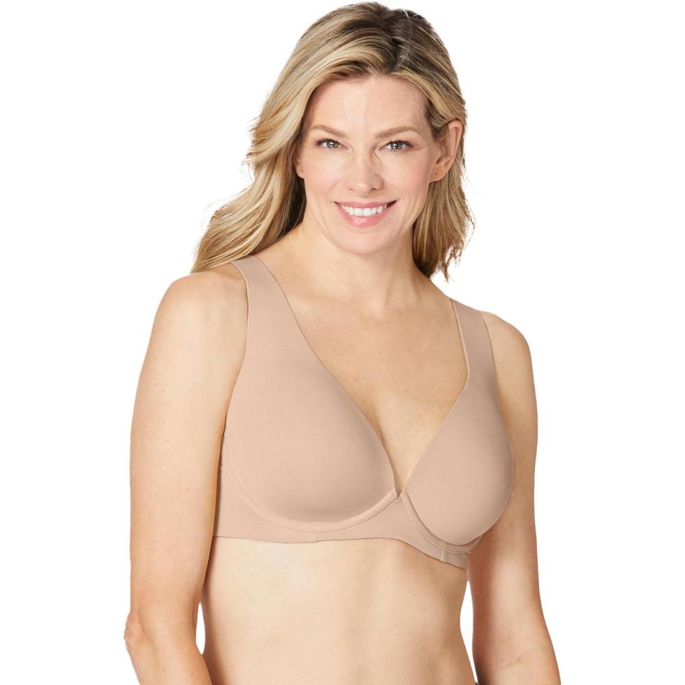 image:imageWomens Plus Size Uplifting Plunge BraNude