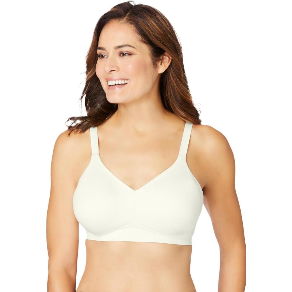image:imageWomens Plus Size Wireless Back Smoothing BraIvory