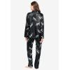 Amoureuse Plus Size The Luxe Satin Pajama Set(Black)