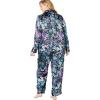 Amoureuse Plus Size The Luxe Satin Pajama Set(Leopard)