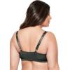 Amoureuse Women’s Plus Size Embroidered Front-Close Underwire Bra(Ivory Sparkling Champagne)