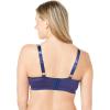 Amoureuse Women’s Plus Size Embroidered Underwire Bra(Ivory Sparkling Champagne)