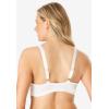 Amoureuse Women’s Plus Size Embroidered Underwire Bra(White)