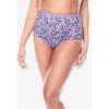 Comfort Choice Plus Size Full Coverage Stretch Cotton Brief 5-Pack(Tulip Pack)
