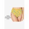 Comfort Choice Plus Size Hi-Cut Cotton Brief 5-Pack(Daisy Pack)