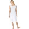 Comfort Choice Plus Size Lace-Trim Slip(Nude)