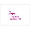 Comfort Choice Plus Size Snip-To-Fit Culotte(Black)