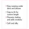 Comfort Choice Plus Size Snip-To-Fit Culotte(White)