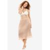 Comfort Choice Plus Size Snip-To-Fit Half Slip(Black)
