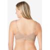Comfort Choice Women’s Plus Size Cotton Wireless Lightly Padded T-Shirt Bra(Nude)