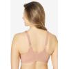Comfort Choice Women’s Plus Size Easy Enhancer Front-Close Wireless Bra(Classic Red)