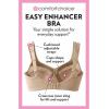 Comfort Choice Women’s Plus Size Easy Enhancer Wireless Bra(Evening Blue)