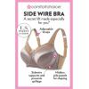Comfort Choice Women’s Plus Size Exclusive Patented Side Wire Bra(Sunset Mauve Romantic Floral)