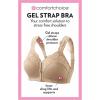 Comfort Choice Women’s Plus Size Front Close Wireless Gel Strap Bra(Aquatic Green)