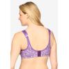 Comfort Choice Women’s Plus Size Out Wire Bra(Plum Burst Shadow)