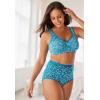 Comfort Choice Women’s Plus Size Out Wire Bra(White)