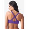 Comfort Choice Women’s Plus Size Petal Boost Underwire Bra(Black)