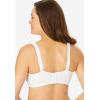 Comfort Choice Women’s Plus Size Petal Boost Underwire Bra(Black)
